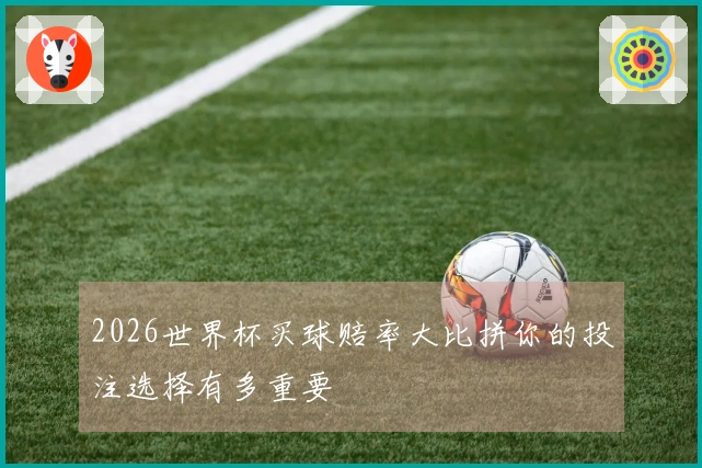 2026世界杯买球赔率大比拼你的投注选择有多重要